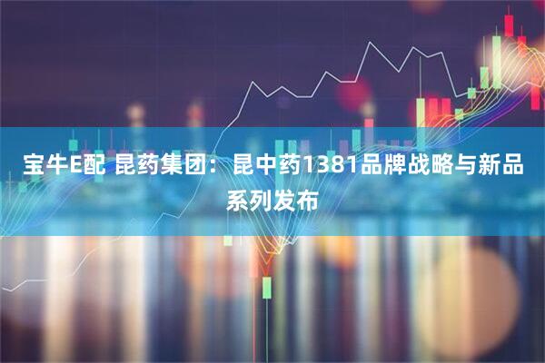 宝牛E配 昆药集团：昆中药1381品牌战略与新品系列发布