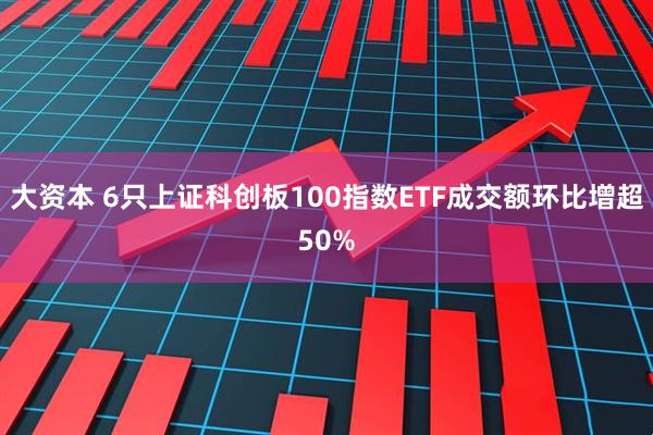 大资本 6只上证科创板100指数ETF成交额环比增超50%