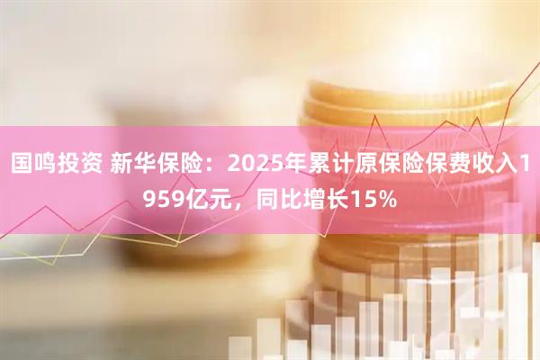 国鸣投资 新华保险：2025年累计原保险保费收入1959亿元，同比增长15%