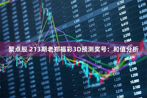 聚点股 213期老郑福彩3D预测奖号：和值分析